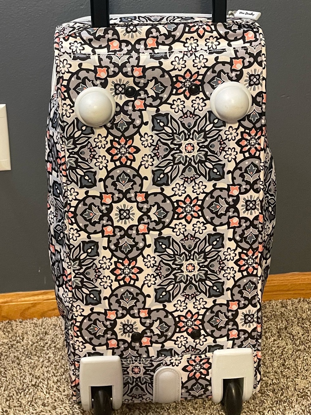 Vera Bradley Lisbon Medallion wheeled carry-on duffle - Picture 10 of 11